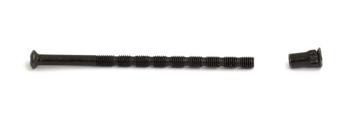 Skruv Nippel Svart M5 x 90 mm Habo